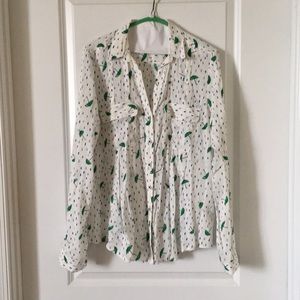 Anthropologie - Maeve - Sz 10 Rainy Day Shirt